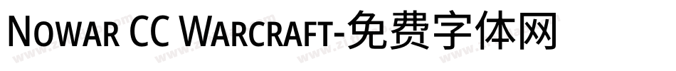 Nowar CC Warcraft字体转换